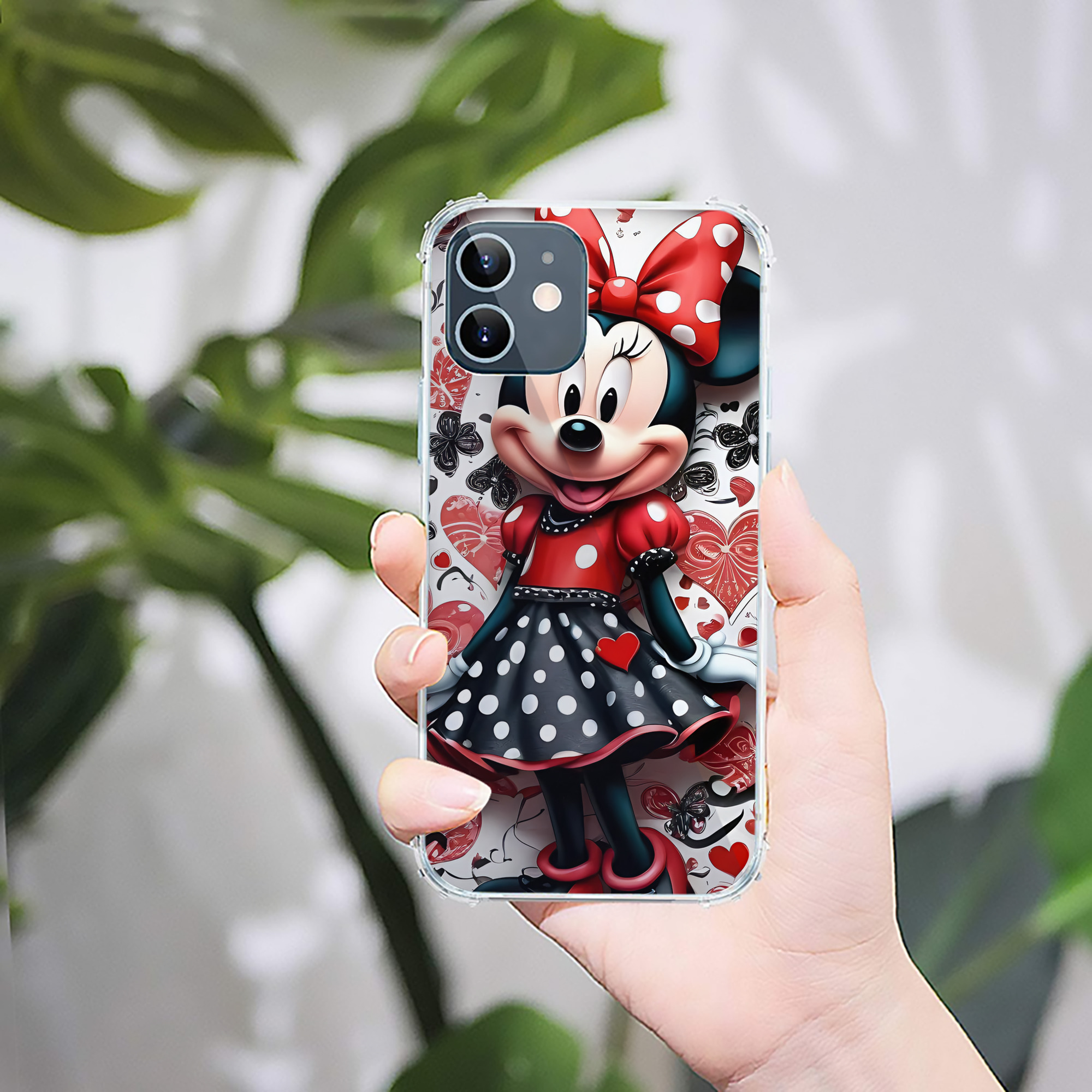 ミッキーマウス Mickey Mouse 【iPhone 12シリーズ対応】透明スマホケース（クリアソフトケース）